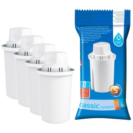 Pack of 4 Dafi Classic Filter Cartridges (Compatible with Brita Classic® and Dafi Classic®)