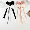 Tassel Ribbon Bow Hair Clips Bowknot Hair Clip 2Pcs Hair