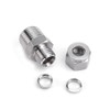 Pysrych 304 Stainless Steel Compression Fitting 1/4" Tube OD x