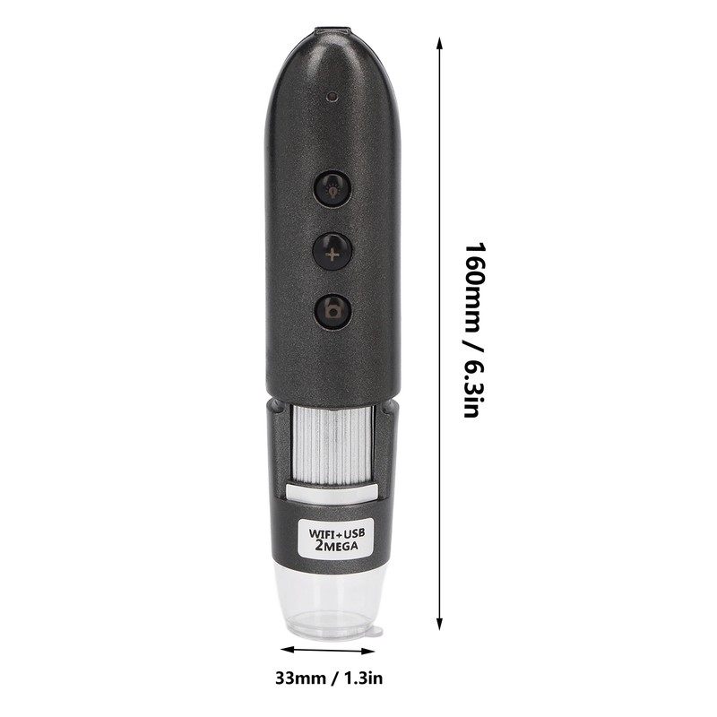 200X Magnification Skin Hair Scalp Detector 2MP Wifi USB High