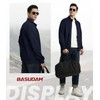 BASUDAM Men's Track Jackets Lightweight Warm Up Casual Coat Athletic