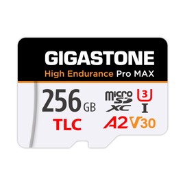 [5-Yrs Free Data Recovery] GIGASTONE 256GB Micro SD Card, High Endurance Pro MAX Series Speed Up to 160MB/s, Compatible with REDTIGER Rove VIOFO VANTRUE PRUVEEO Dash Cam, MicroSDXC UHS-I A2 V30 U3