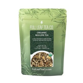 Organic Mullein Loose Leaf Tea - 1oz Bag (Approx. 15 Servings) | Full Leaf Tea Co.