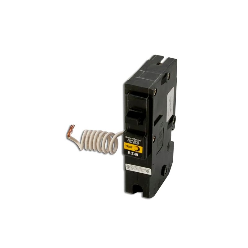 Eaton Corporation Br120Af Single Pole Arc Fault Circuit Breaker, 20-Amp