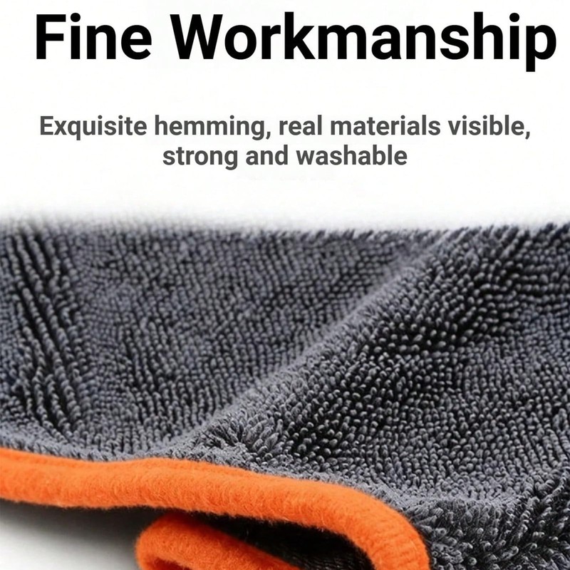 AIERSUI 1400 GSM Car Drying Towels – Microfiber Towels for