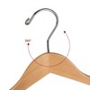 Quality Luxury Wooden Suit Hangers Wide Wood Hanger for Coats