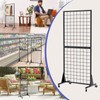 DEYEGELEA 2-Pack 2'x5.5' Ft Gridwall Panel Display Stands 2'x5.5' Ft,