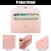 1 Pack Cash Envelope Bag, Cash Envelope PU Leather, Reusable