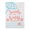 Peking Handicraft 04JES125WC Sandy Toes Salty Kisses Toalla de cocina,