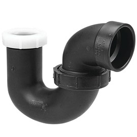 NIBCO Fig No 5892, 1-1/4 in. ABS DWV P-Trap with Union Joint Hub x Slip Joint