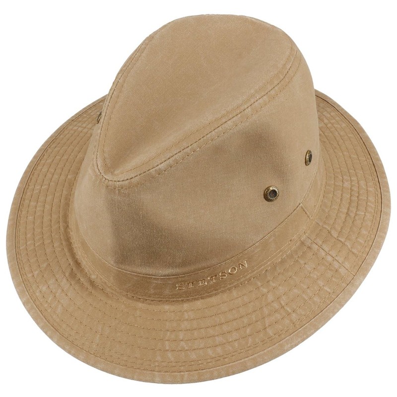 Stetson Organic Cotton Traveller Hat Fabric Hat UV Protection 40
