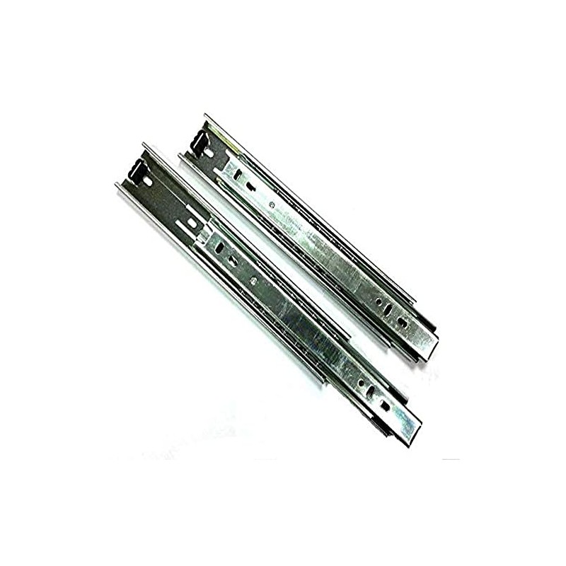 Merriway BH06042 Drawer Slides, Double Extendable, To Fit 45mm Groove