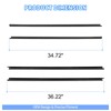 4 PCS Window Moulding Trim Weatherstrip Seal Belt for Outer