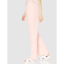 Fork 2917 Women's Straight Pants, Scrubs, Lab Coat, Medical Bottoms, Medical Nursing, Welfare, Clinic, Elastic Armpit, Pink