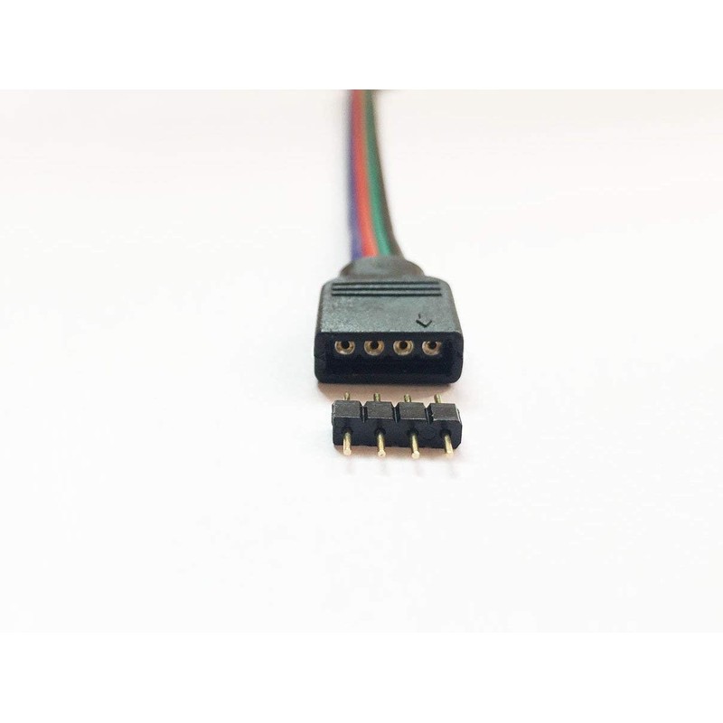 LitaElek 20pcs 4 Pin LED Tape Connector RGB LED Strip