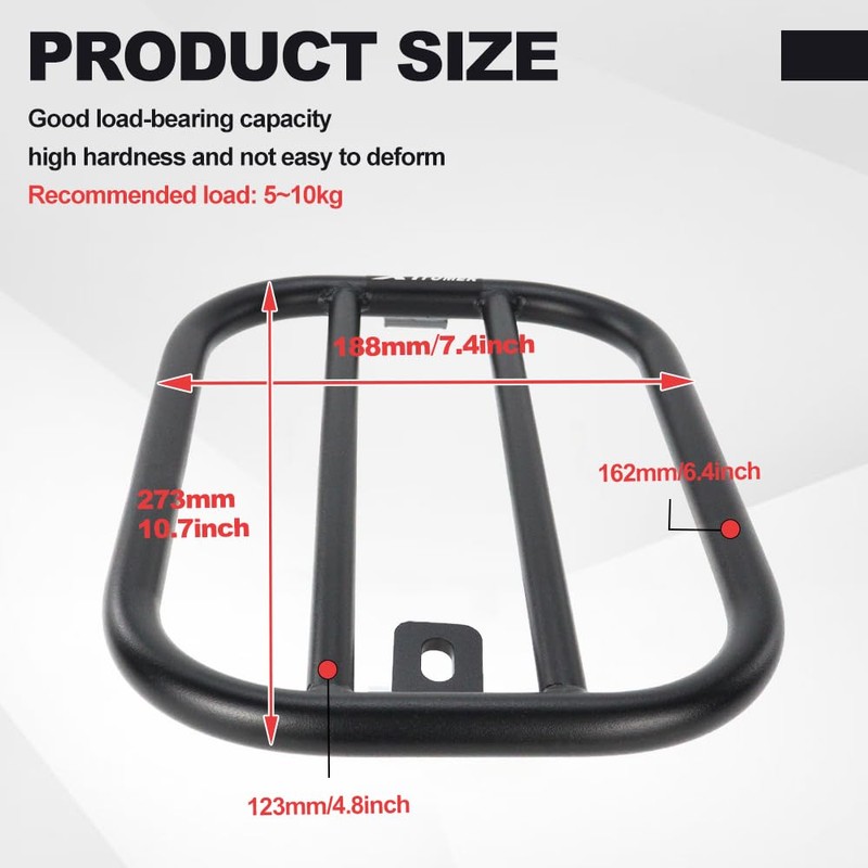 Xitomer Rear Rack Compatible with Eliminator 500 2024-2025 Eliminator 500