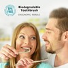 Virgin Forest Bamboo Toothbrush, Biodegradable Soft Bristles Toothbrushes, Wooden Toothbrush
