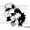 Naruto - through the years - Anime Vinyl decal sticker