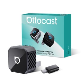 Ottocast Mini Pot 2025 Latest Ottocast Mini Pot Wireless CarPlay/Android Auto Adapter, Mini, Genuine Wired CarPlay/Android Auto, For Cars With Bluetooth Music/Calls, Plug & Play, Automatically Connect