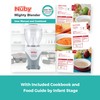 Nuby Mighty Blender with Cookbook - 22-Piece Baby Food Maker