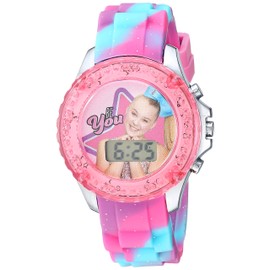 Accutime JoJo Siwa Kids' JOJ4006 Digital Display Quartz Pink Watch