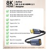 AGFINEST 8K Display Port 1.4 to HDMI 2.1 Adapter 4K@120Hz