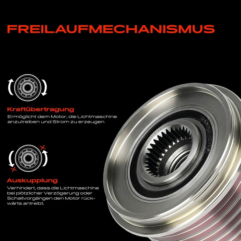 Frankberg Alternator Freewheel Replace# 12317802261