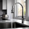 Hibbent Pull Down Kitchen Faucet Head Replacement, 3-Function Kitchen Faucet
