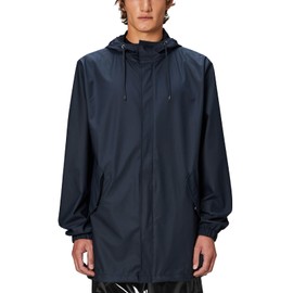 RAINS Fishtail Jacket, Navy (18010-47, US, Alpha, X-Large, Regular, Regular)