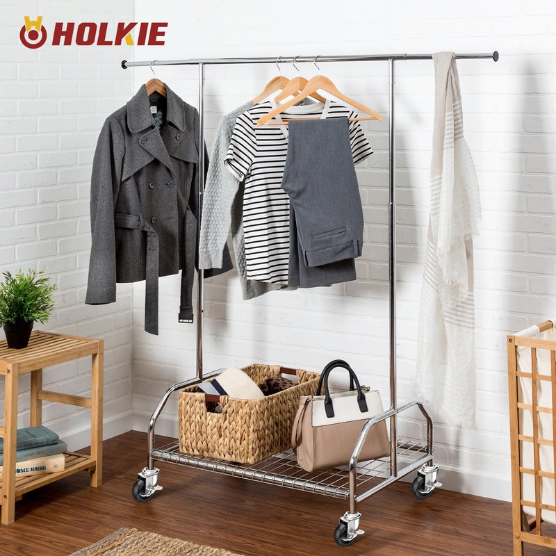 HOLKIE Caster Wheels 3 inch Locking Casters Set of 8,
