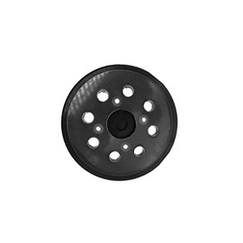 125mm 8 Hole Backing Pad for Random Orbital Sander // 4 Screw Attachment // Strong Hook and Loop // Medium/Hard Density