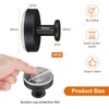 Coptiner 4 Pcs Vacuum Suction Cup Hooks Holder 304 Stainless