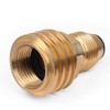 DOZYANT Propane Tank Adapter Converts POL LP Tank Service Valve