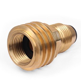 DOZYANT Propane Tank Adapter Converts POL LP Tank Service Valve to QCC1/Type1 Hose or Regualtor - Old to New.