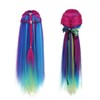 Mannequin Head with Hair, 29'' Training Head Braiding Doll Head