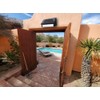 Solar Powered Motion Sensing Self-Contained Outdoor-Indoor LED Wall Step Security