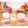 Hamburger Press Patty Maker Freezer Containers - All In One