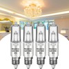 Nioclerce JD E11 Halogen Bulb 50W 120V 650LM, 4 Pack