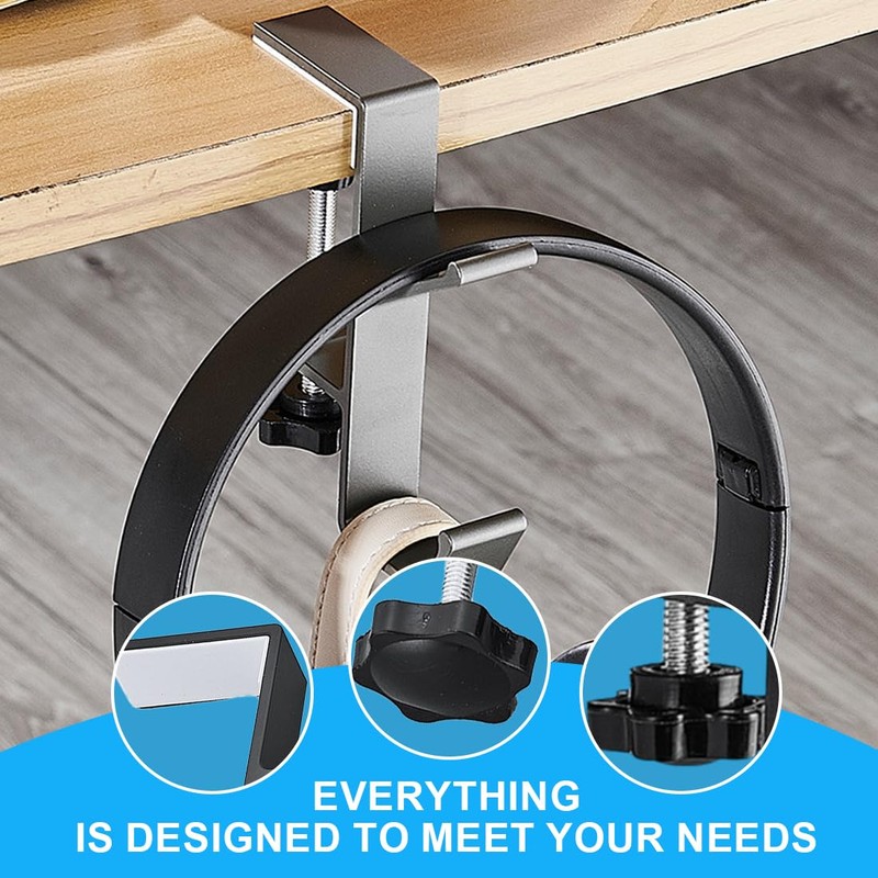 NJCXOLA Headphone Stand, Headset Holder, Headphone Stand, Desk, Headphone Hanger,