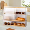 YCHLCHL Durable 4-Layer Bread Box Coffee Cup Storage,Kitchen Counter Decor