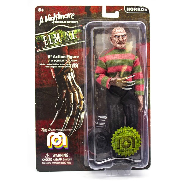 Mego Action Figures, 8” Nightmare On Elmstreet - Freddy (Limited Edition Collector’s Item)