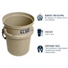 YETI Loadout 5-Gallon Bucket, Impact Resistant Fishing/Utility Bucket, Tan