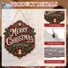 Christmas Door Hanging Sign,Wooden Christmas Door Sign,Christmas Decoration