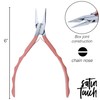 The Beadsmith Satin Touch Chain Pliers 145mm with Polished Steel