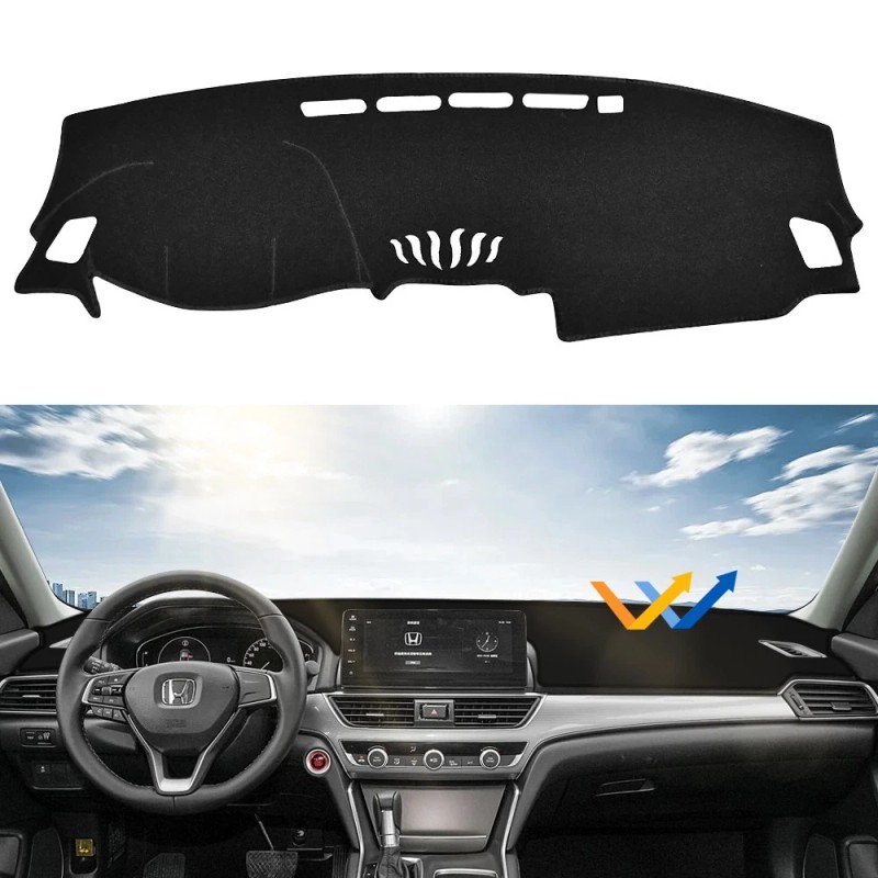 For Honda Accord 2018-2022 Car Black Dashboard Dash Mat DashMat