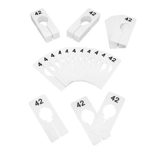 Unbranded Hangers Retail Clothing 2" x 5" Rectangular Plastic Size