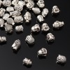 Ornazy 60 pcs 6 Styles Tibetan Buddha Head Spacer Beads