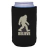 Bigfoot Believe Collapsible Can Coolie (1, Black)