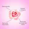 Skin Sense Agua Micelar Desmaquillante Agua de Rosas, 400 ml.