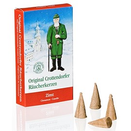 Crottendorfer Räucherkerzen Zimt Duft, 24 Stück